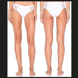 New Alexander Wang mesh combo cutout tricot bikini cheeky coverage brief bottoms
